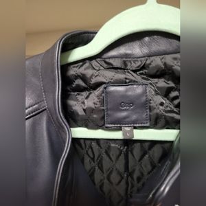 Gap Black Leather Jacket